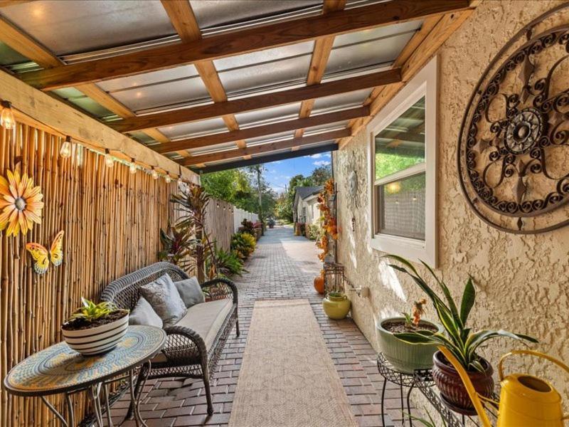 College Park-Orlando 5Star Villa Oasis - Home Away From Home - Quiet Neighborhood-Private Botanical Courtyard - Mins From Eola,Dt, Winter Park - Free Parking & Ev Plug In ภายนอก รูปภาพ